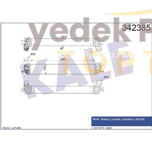KALE TURBO RADYATÖRÜ INTERCOOLER