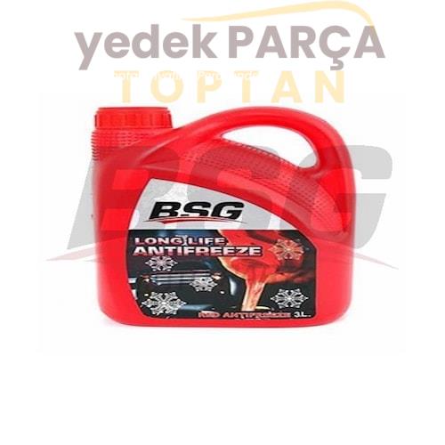 Yedek Parça :BSG ANTIFRIZ MAVI / ORGANIK /-56 C / 3 LT / PAKET ADEDI 6 Özellikler: MAVI / ORGANIK /-56 C / 3 LT / PAKET ADEDI 6