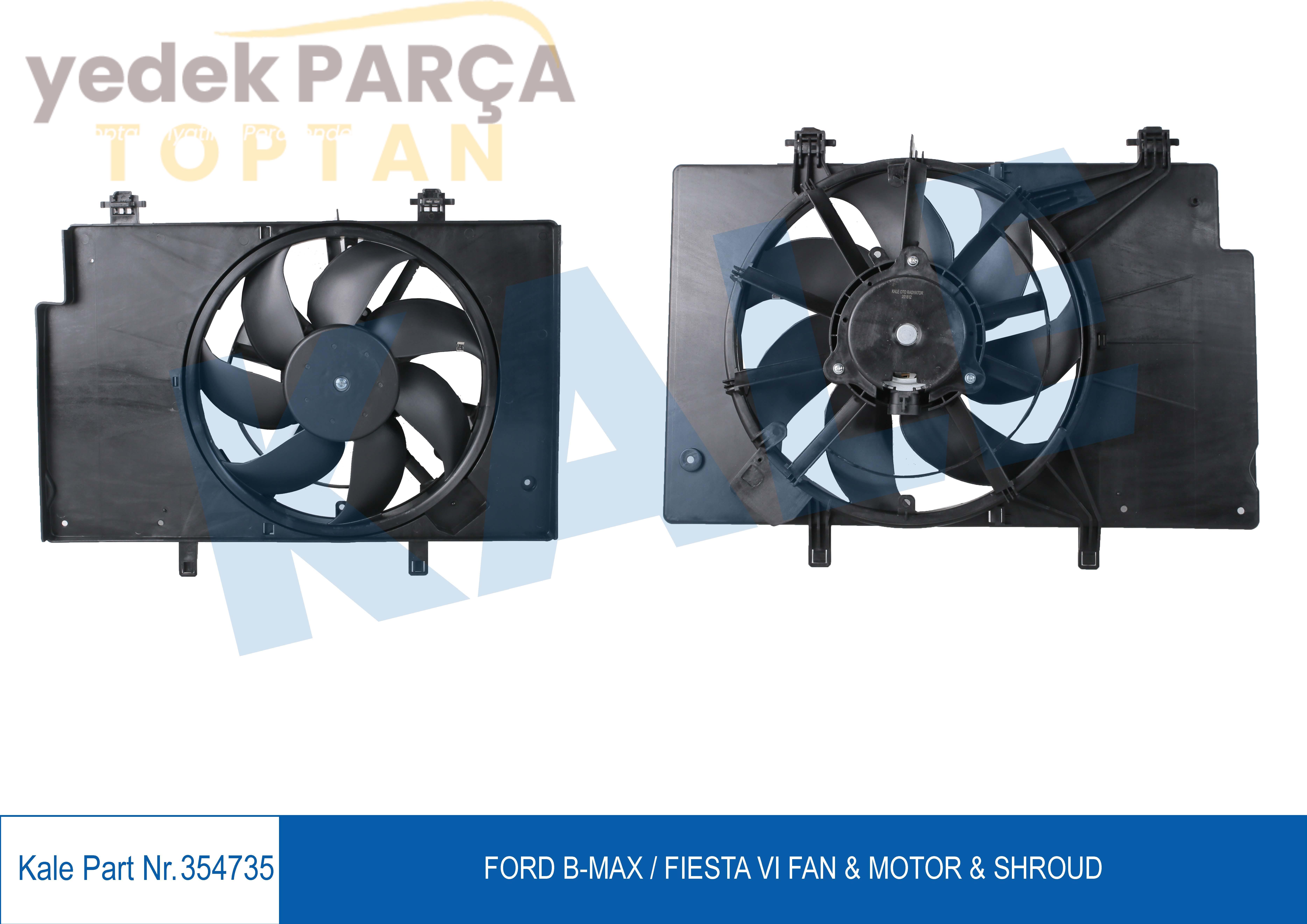 FAN MOTORU FORD B-MAX FIESTA VI FAN & MOTOR & DAVLUMBAZ