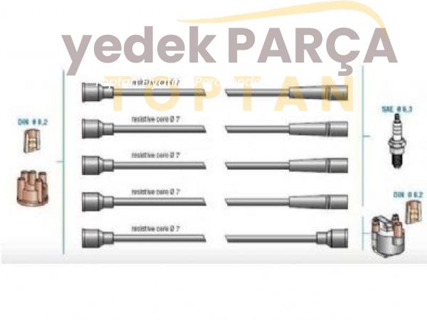 DODUCO BUJI KABLO TK R9 SPRING-DACIA 12 VAN
