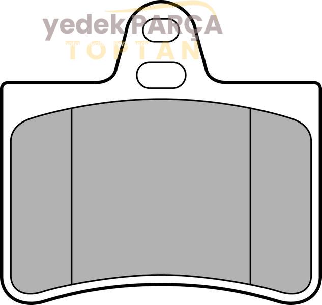 FREN BALATASI ARKA CITROEN C5 05/01>