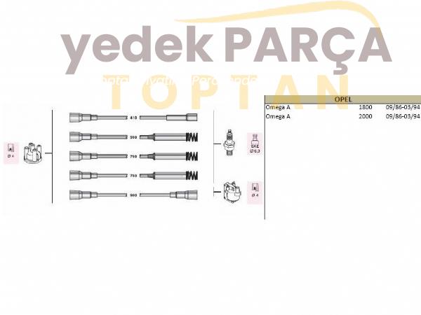 FIRSAT KOSESI HENXTRONIC BUJI + BOBIN KABLOSU 1.8 2.0 OMEGAA