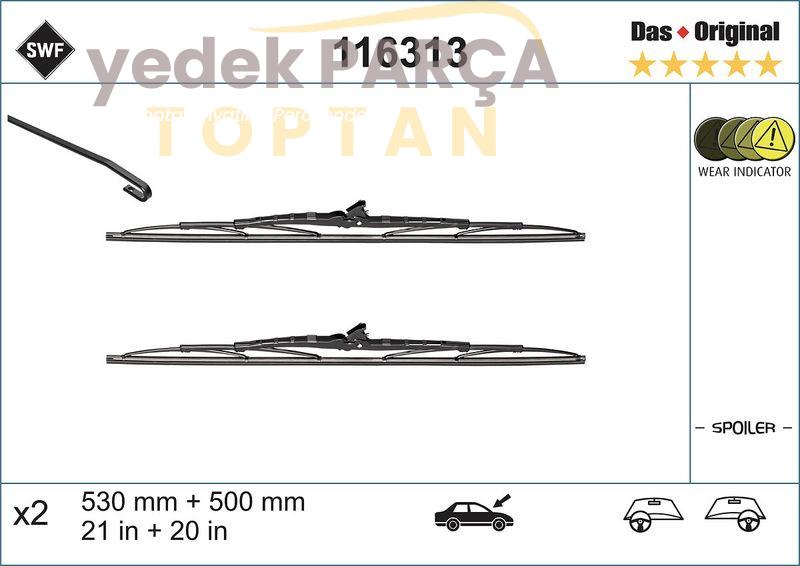 VALEO SILECEK SÜPÜRGESI ÖN TAKIM SWF