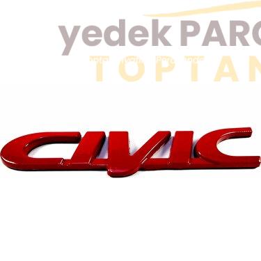 Yedek Parça :HONDA CIVIC YAZI KIRMIZI 96-2000 Özellikler: 